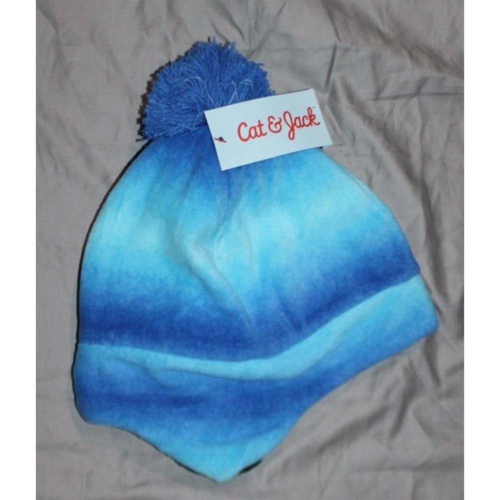 Cat & Jack Boys' OSFM Blue Winter Hat  Fleece